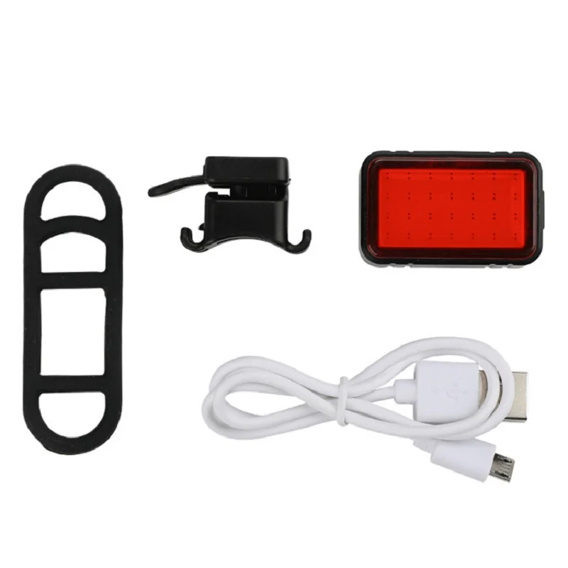 4 Režīmi Velosipēdu Gravitācijas Sensoru LED USB Lādējamu COB Smart Bremžu G-sensors, Aizmugures Gaismas Taillight Velosipēds Gaismas Lampa Lukturīti