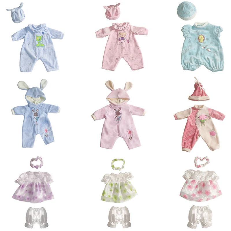 45cm 17 stila bērnu leļļu apģērbs aksesuāri lelle accessoriesreborn baby lelle drēbes, bērnu kleitu, uzvalku 45cm lelles
