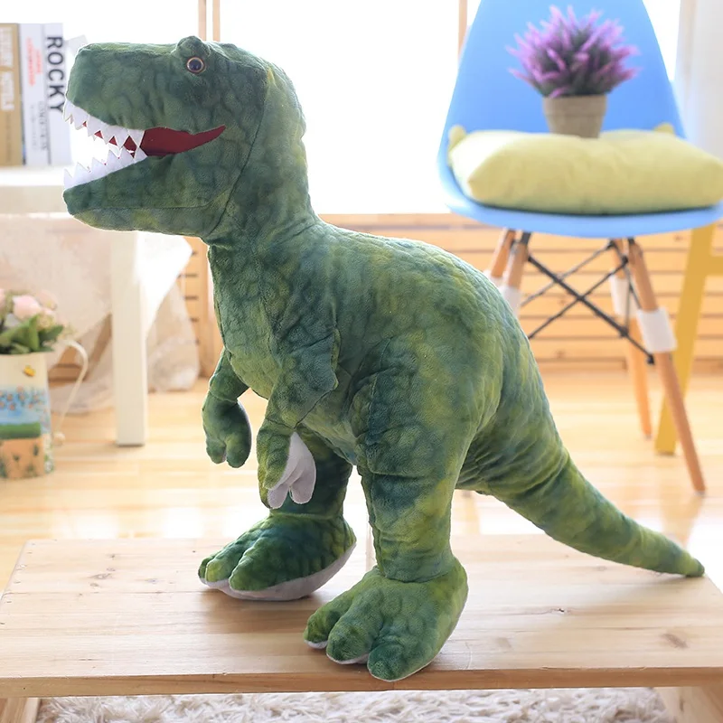 50cm-110cm Simulācijas Dinozauru Plīša Rotaļlietas, mīkstās Plīša Dinozauru Spilvens Tyrannosaurus Rex Lelles Bērni, Meitenes Dāvanas