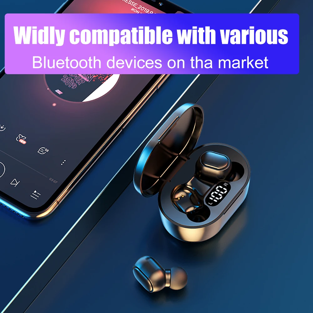 A7S TWS Bezvadu Austiņas Sporta Earbuds, Ūdensizturīgs Un Sweatproof LED Huawei Oppo Samsung Iphone Bluetooth Austiņas Xiaomi