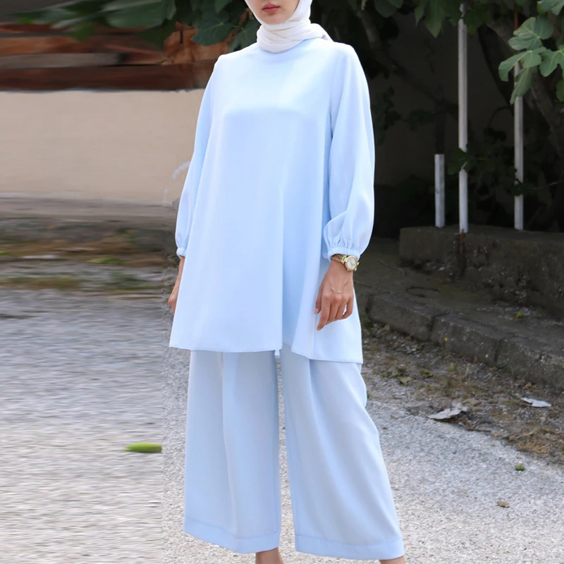 Abaya Atbalsta Mubarek divdaļīga Musulmaņu Komplekti, Turcija Kleita, Hijab Islāmu Apģērbu Caftan Kaftans Abayas Sievietēm Musulman Komplekti