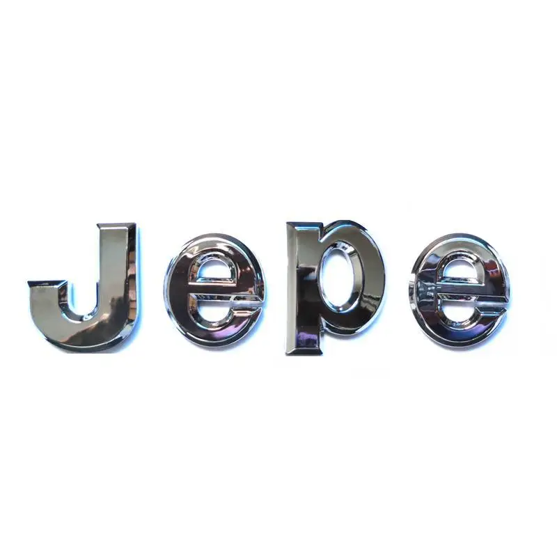 ABS Žetons Par 3D J E P E Burti Emblēmas Emblema Logo Uzlīmes