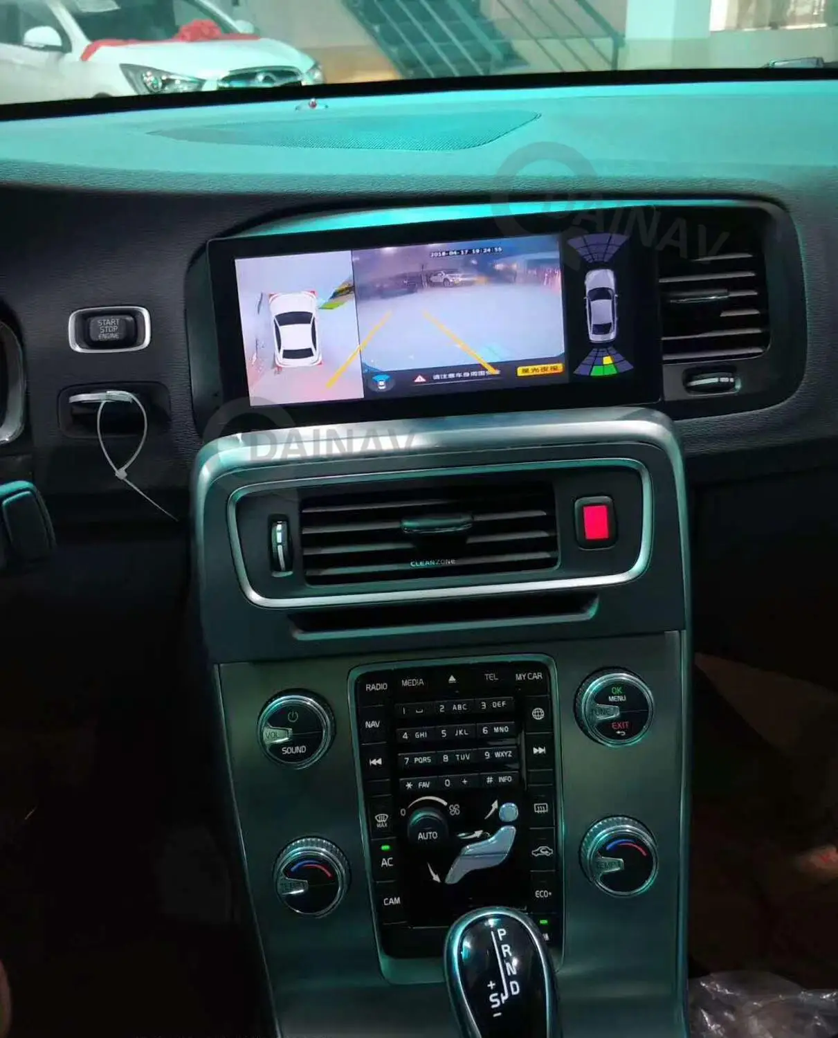 Android Auto Autoradio Spēlētājs Volvo V60 S60 2011. - 2020. Gadam Automašīnas Multimediju DVD Atskaņotājs, GPS Navigācija