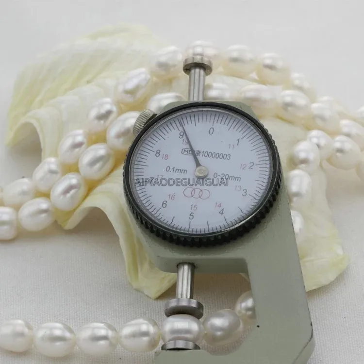 APDGG Dabas AA 9-12mm baltie rīsi saldūdens pērļu virzieni zaudēt krelles sievietēm lady rotaslietas DIY