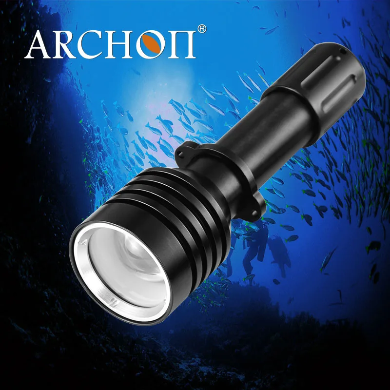 ARCHON D10U XM-L2 U2 3-Režīmu 1000 Lūmenu Baltās Niršanas Tālummaiņa Lukturīti Zemūdens Lāpu Ūdensdrošs LED Gaismas