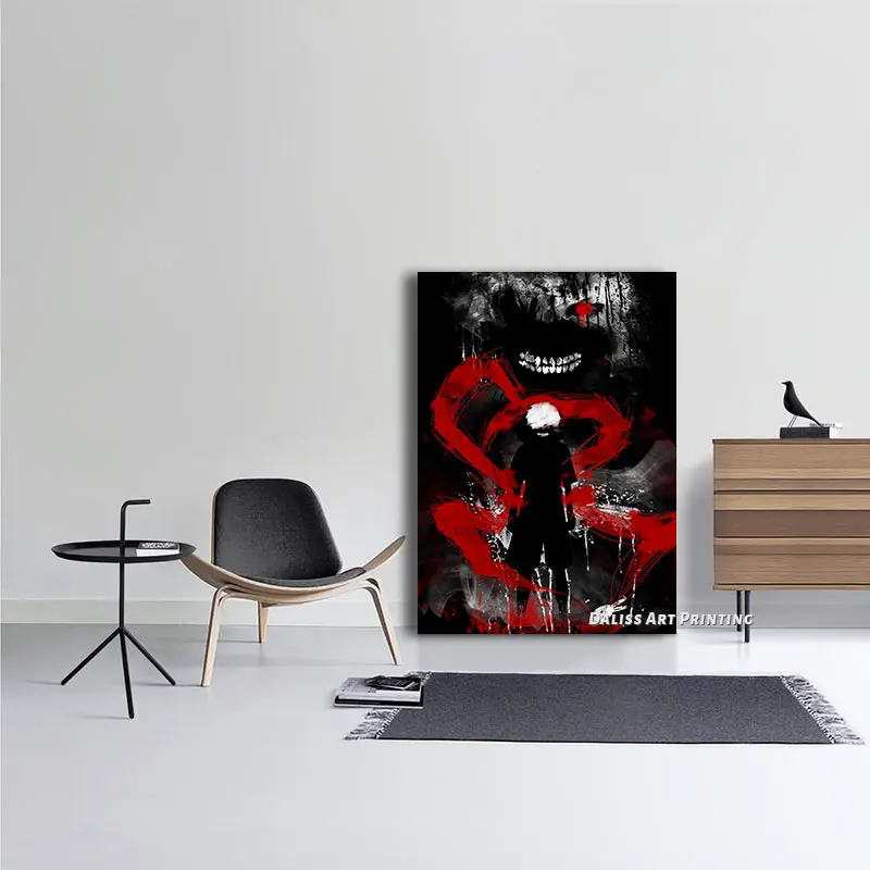 Audekls Anime Vampīrs Bildes Mājas Apdare Gleznas Plakāts HD Izdrukas Sienas Mākslas Moduļu Dzīvojamā Istaba Rāmjiem