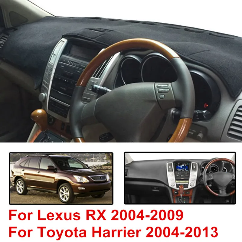 Auto Dashmat Paneļa Paklājiņš Saules Ēnā Segtu Pad Instrumentu Paklājs Lexus RX RX300 RX330 RX350 2004. - 2009. gadā Toyota Lija 2004-13