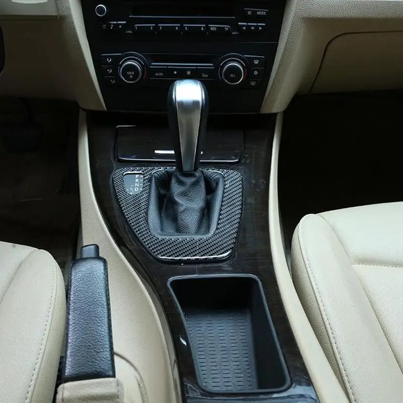 Auto Pārnesumu Pārslēgšanas Rāmis BMW 3. Sērijas E90, E92 E93 Panelis pārslēgt pārnesumus Diska Puses, Oglekļa Lodziņā Stila ABS Auto pa Kreisi Apdares Šķiedras 2005 U0D2