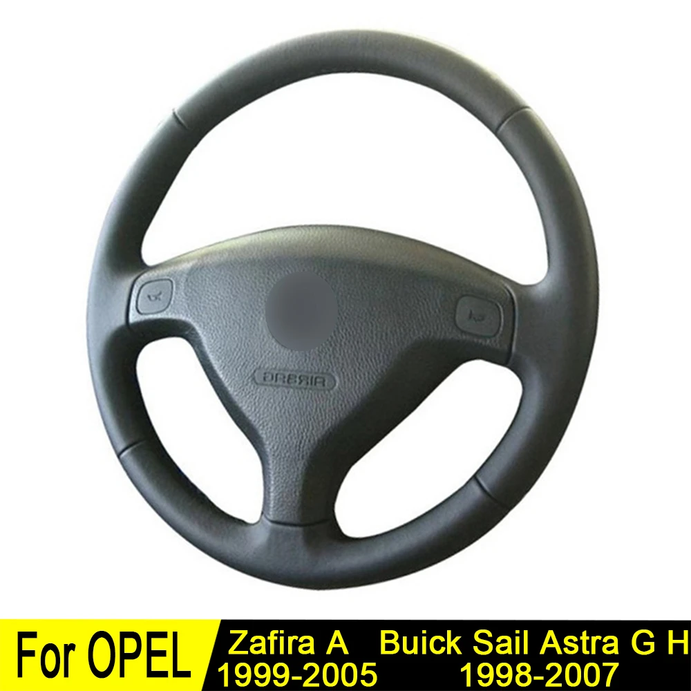 Automašīnas Stūres Rats Segumu Opel Zafira A 2005-1999 Buick Sail Opel Astra G H 2007-1998 Melnu Īstas Ādas Auto