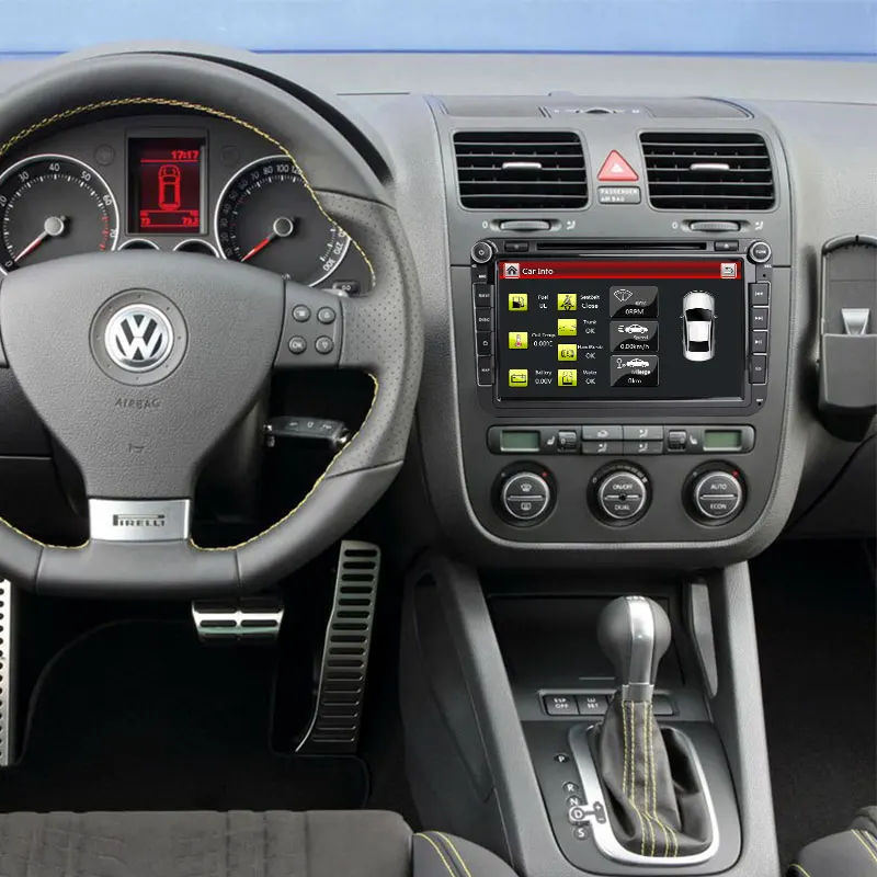 AutoRadio 2Din Auto DVD Atskaņotājs VW Skoda Octavia 2 3 Superb Golf 5 6 Volkswagen Passat b6 Seat Leon 2 Polo T5 AmarokMultimedia