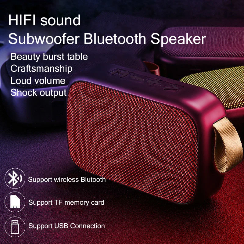 B02 Bezvadu Bluetooth Skaļruni, Mini Subwoofer Atbalsts TF Karti Mazo Radio Atskaņotājs Āra Portatīvo Sportam Audio Atbalsts 16GB