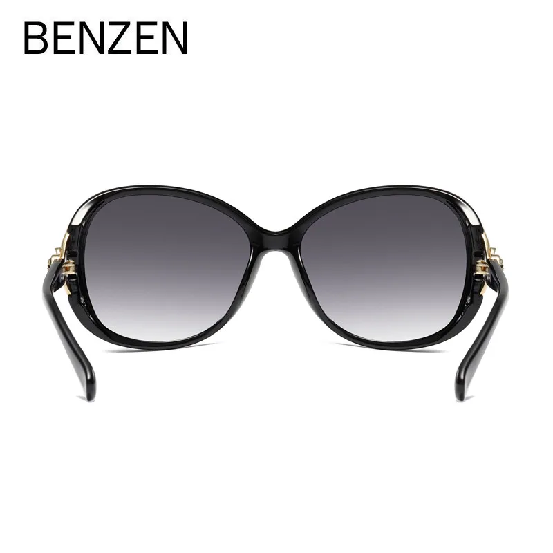 BENZEN Polarizētās Saulesbrilles Sieviešu Zīmola Dizainere Retro Liels Rāmis Luksusa Dāma, Saules Brilles, UV Aizsardzības Brilles 6680