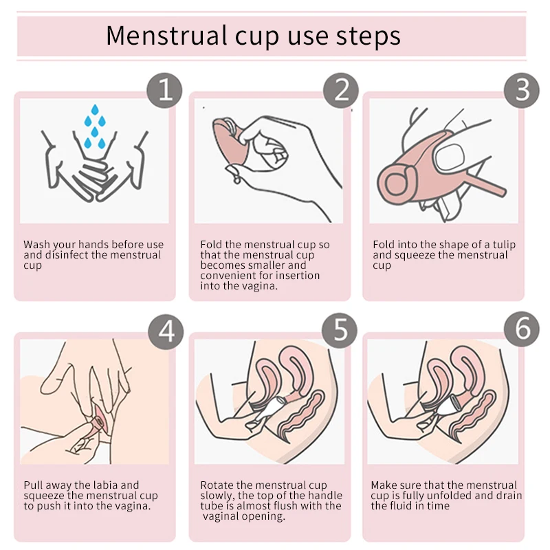 Bezmaksas Piegāde 1pc sieviešu higiēnas produkti maksts kopšanai / lady cup menstruālo / alternatīvā tamponi medicīniskā silikona kauss R-191