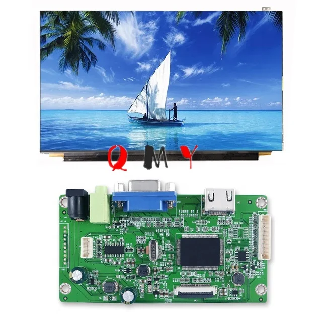Bezmaksas piegāde komplektu NV125FHM-N51 NE140FHM-N61 G116HAN01.0 N133HSE-EA1 HDMI + VGA LCD LED LVDS, EDP Kontrolieris Valdes Vadītāja