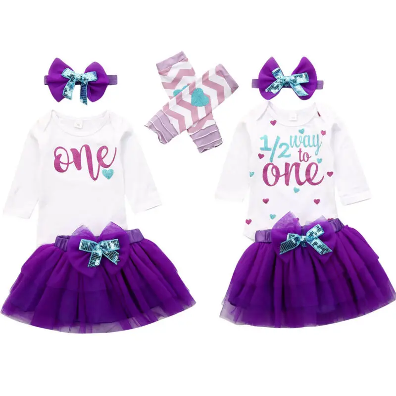 Boutique Meitene Drēbes 2019 Meitene Mazuļa Pirmās Dzimšanas dienas svinības Apģērbs Sirēna Bodysuit Tutu Svārki, Galvas 3pcs Drēbes