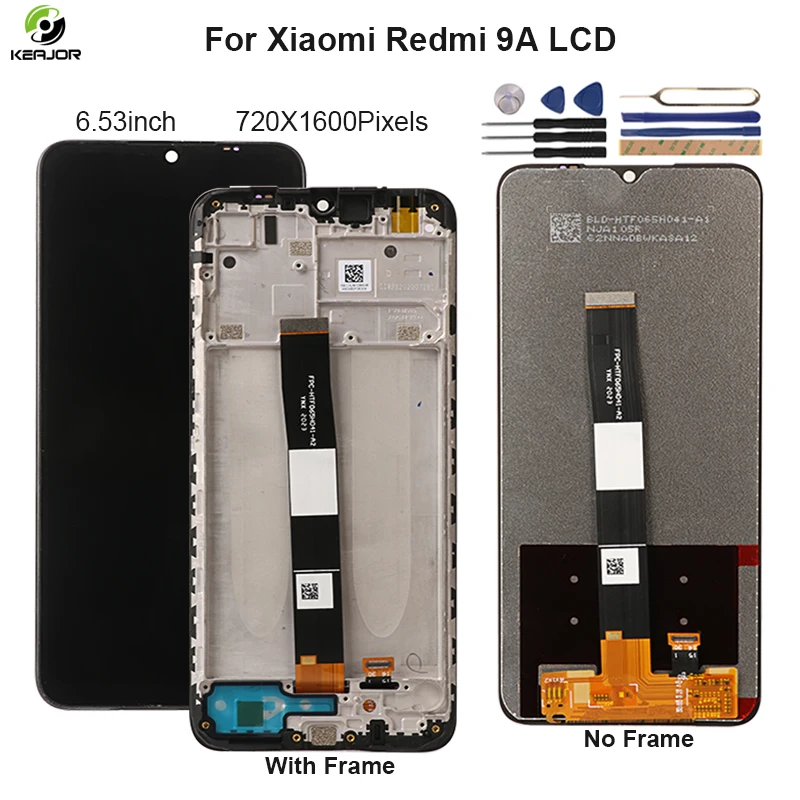 Displeja Xiaomi Redmi 9.A LCD Displejs, Touch Screen Digitizer Montāža Rezerves Daļas Redmi 9 Displeju, 9.A LCD Ekrāns