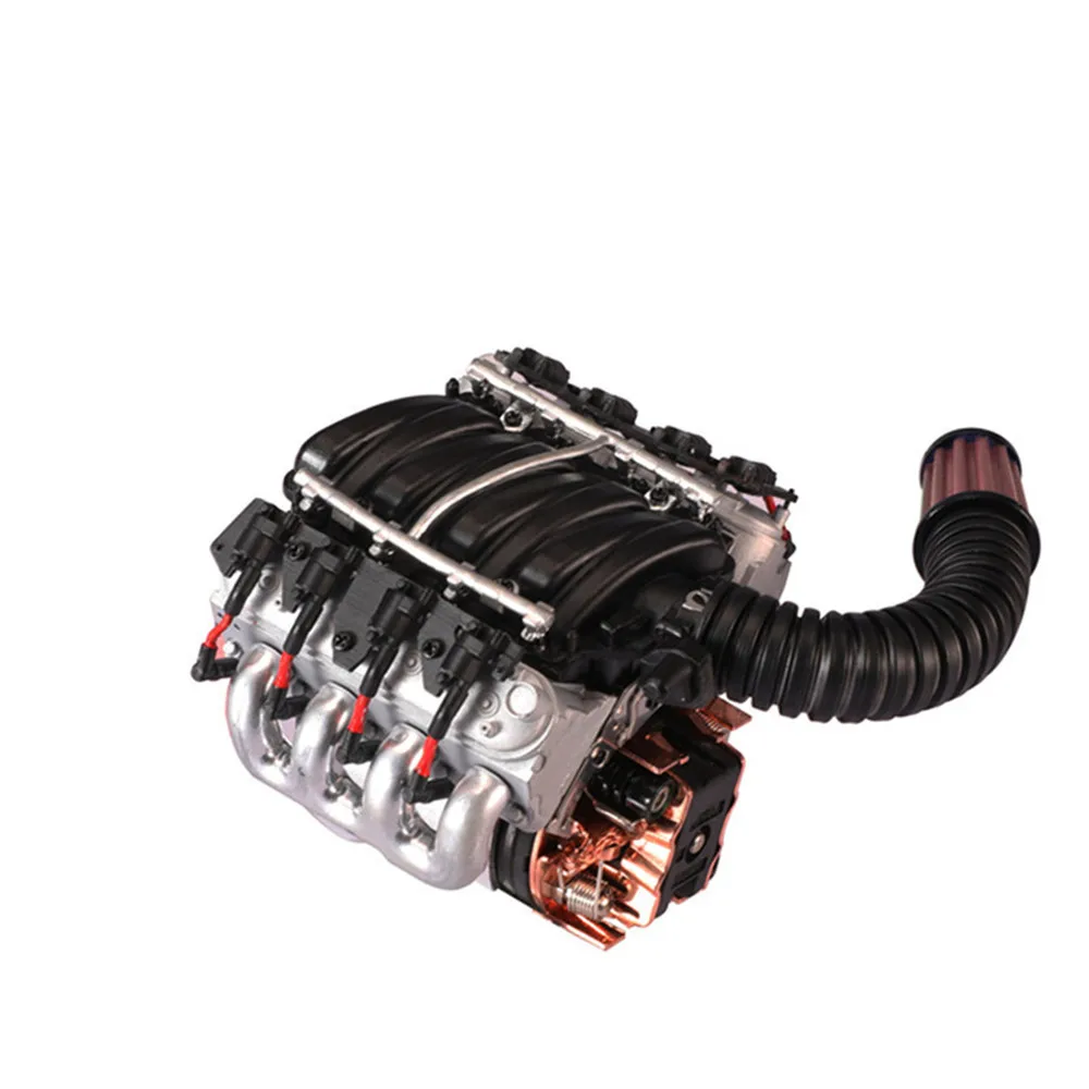 DJC-0641 LS3 V8 6.2 L, dzinēja kopējo izmantot 1/10 mēroga trx4 jeep, Defender d90/110/130/ar dzesēšanas ventilatoru temperatūras sensors Daļas