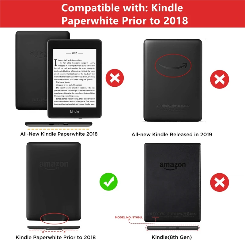 Drukāt Vāks Amazon Kindle Paperwhite 1/2/3 DP75SDI Van Goga Dizaina Ādas Auto Wake Up/Miega 6 Collu E-grāmatu Gadījumā