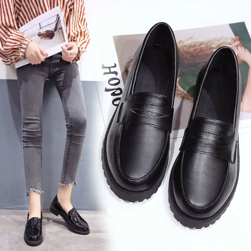 EAGSITY modes penss mokasīni kurpes sieviešu dzīvokļos mokasīni apaļu purngalu paslīdēt uz komforta ikdienas mīksto kājām melns brūns
