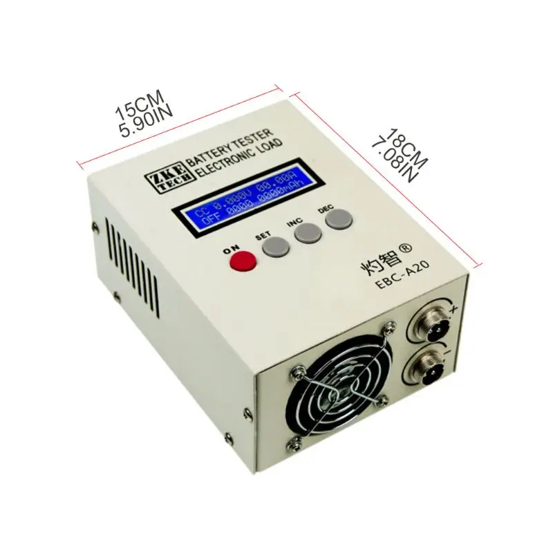 EBC-A20 Akumulatoru Testeris 5.A Maksas 20A Gāzizlādes Atbalsta DATORU Programmatūras Vadības 57BB