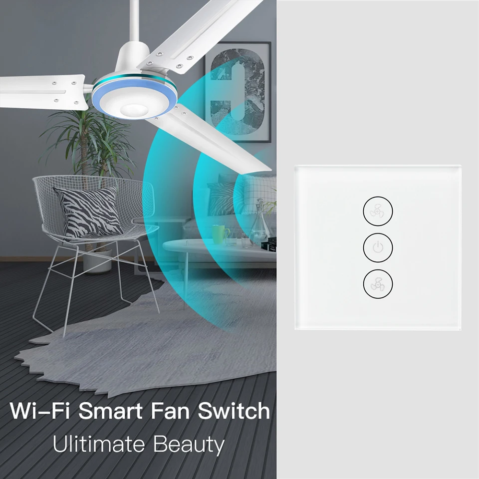 ES WiFi Smart Griestu Ventilators Pārslēgt PROGRAMMU Remote Taimera un Ātruma Kontrole Saderīgs ar Alexa un Google Mājās Nav Nepieciešama centrs