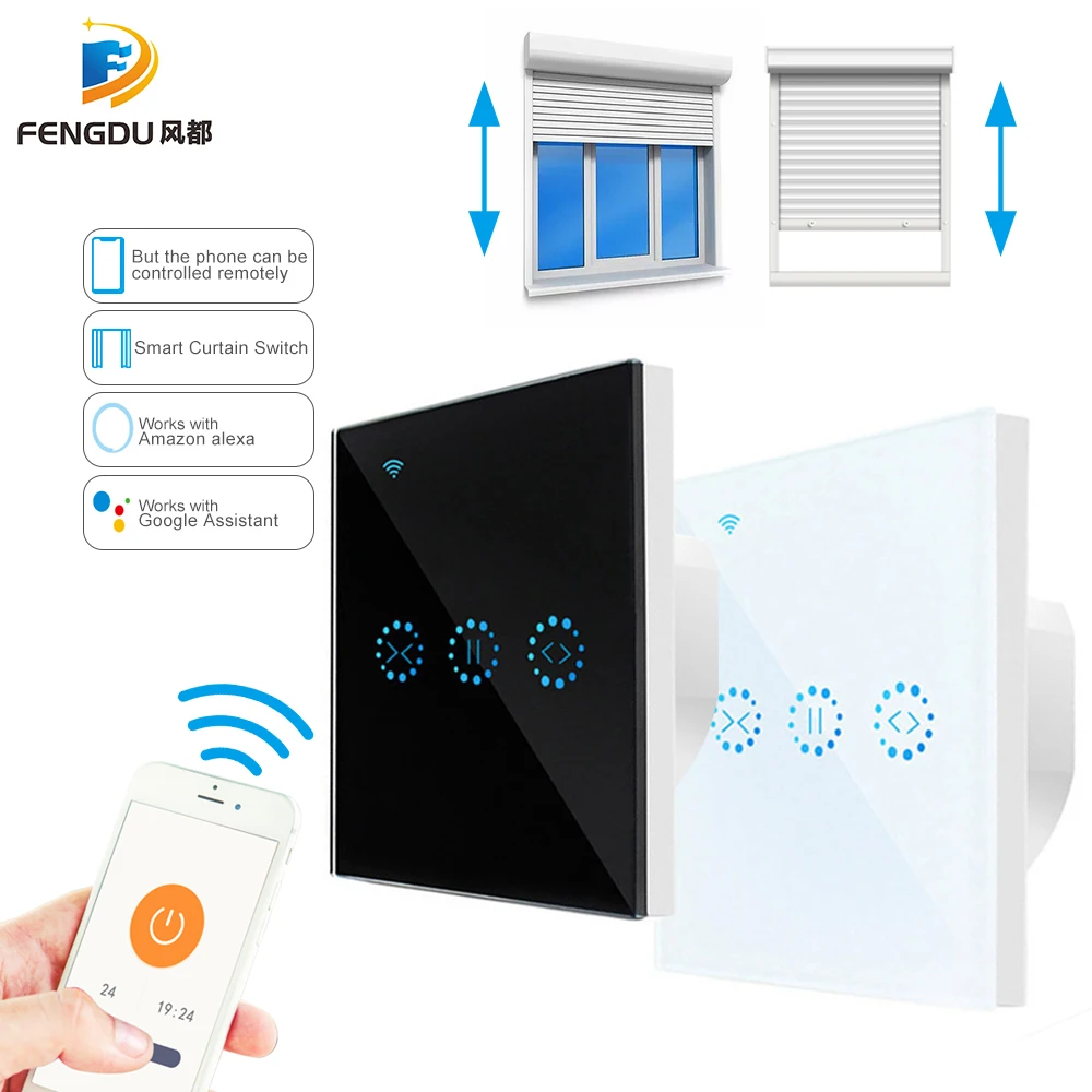 EWeLink Smart Dzīves WiFi Aizkaru, Žalūziju Slēdzis Rullo žalūziju Elektromotoru Durvis Balss vadību DIY Smart Home