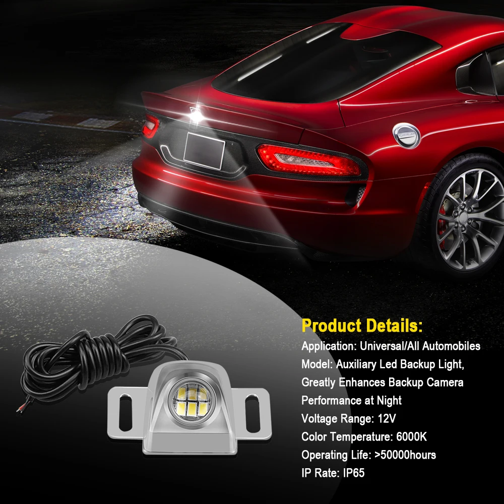 GEETANS Auto Ārējiem Atpakaļgaitas lukturi ar Universāls Ūdensizturīgs Automašīnu LED Autonoma rezerves lampas, auto lukturi, LED Spuldze CE