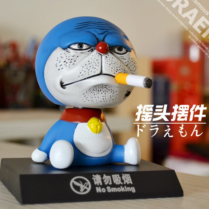 Japānas Doraemon Kratot Galvu Anime Attēls Lelles Gudrs Doraemon Mini Attēls Modeļu Lelle Auto Deco Bērniem, Bērnu Dzimšanas Dienas Dāvana