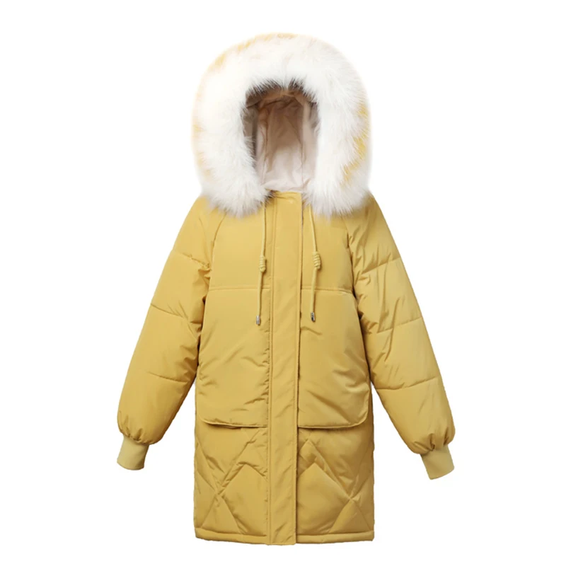 Jaunas ziemas siltas Parker mētelis polsterēta īsās sieviešu Vidēja garuma Slim Kapuci jakas sieviešu bieza dūnu jaka mēteļi apģērbi