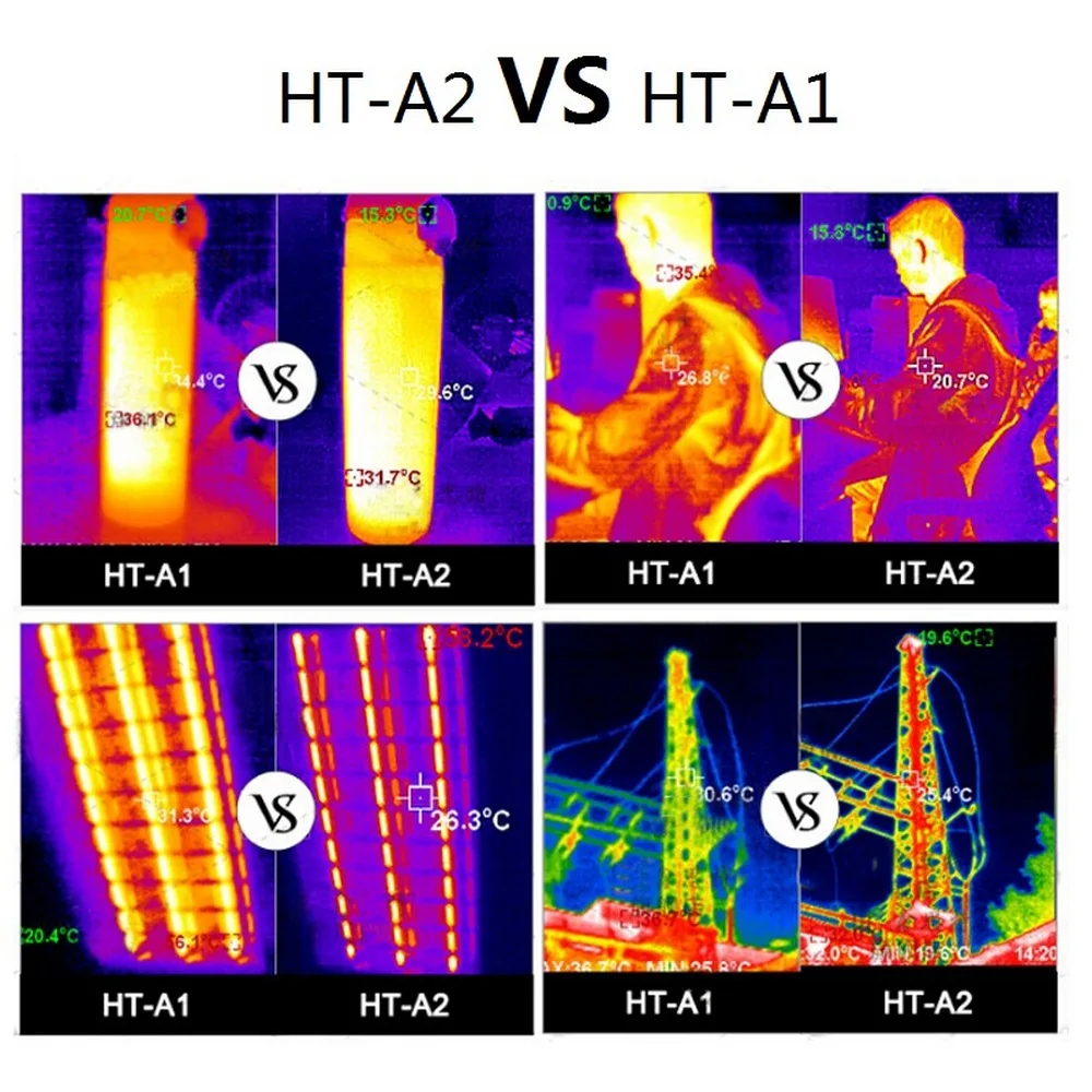 Jaunu Karstā HT-A1 HT-A2 Portatīvo infrared Thermal Imager Ātri Piegādā 24 Stundu Laikā Profesionāla Medību Mini Thermal Imager