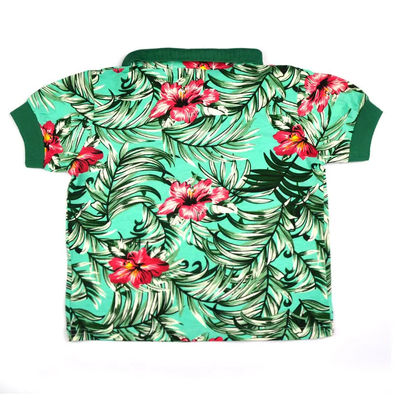 JIOROMY Bērnu Zēniem Apģērbu Komplekts 2019. Gada Vasarā, Savukārt Apkakle Ziedu Iespiests T-krekls + Šorti Modes Kids Bērnu Apģērbu Uzvalks