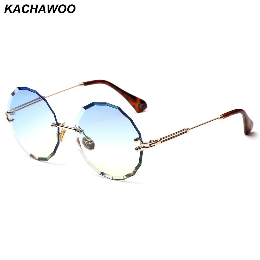 Kachawoo zilā slīpums lēcu saulesbrilles sieviešu krāsu lēcu melni brūni apaļi, saules brilles dāmām karstā pārdošanas sieviete dāvanu posteņiem