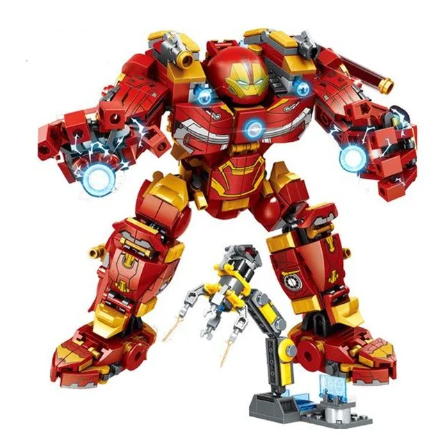 Kara Mašīna, Celtniecības Bloki, Super Varoņiem, Dzelzs Robotu Anime Mecha Skaitļi Modelis Diy Komplektu, Ķieģeļu Rotaļlietas Bērniem Dzimšanas Dienas Dāvanas
