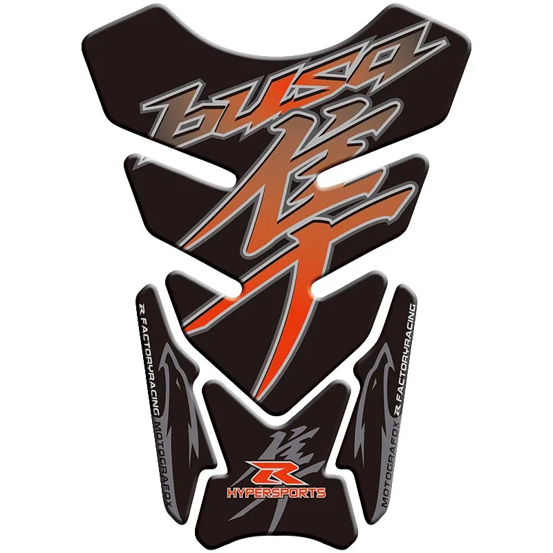 Karstā pārdot 3D Motociklu Tvertne Pad Aizsargs Decal Uzlīmes Gadījumā Tankp Uzlīmes Suzuki GSX1300R Hayabusa