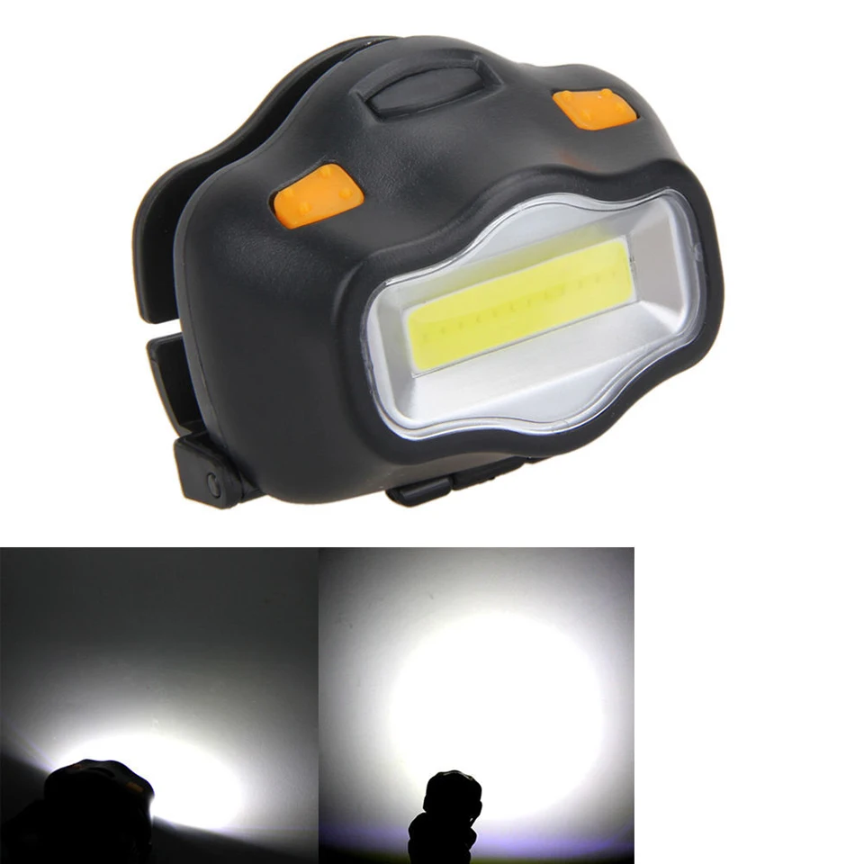 LED Lukturis COB Super Spilgti Lukturu Ārā Ūdensizturīgs Izmantot 3*AAA Baterijas Kempings Zvejas Pārgājienu Galvas Gaismas Lukturīti