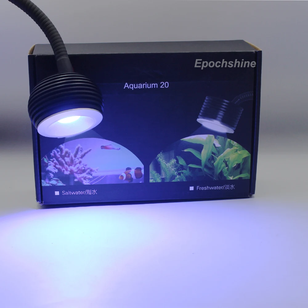 LED Nano Akvāriju Gaismas 15W Sālsūdens Apgaismojums ar Touch Kontroli par Koraļļu Rifu, Zivju Tvertnes MUMS, ES Plug