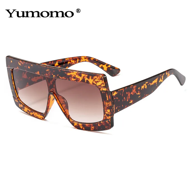 Lielizmēra Kvadrātveida Saulesbrilles Sieviešu Modes Retro Slīpums Saules Brilles 2020 Vīrieši Viens gabals Liels Rāmis Vintage Brilles UV400