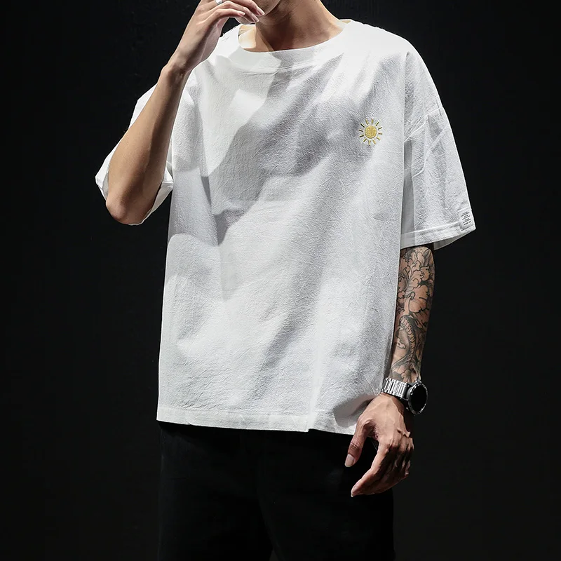 LIFENWENNA Streetwear Modes T Krekls Vīriešiem Vasarā Gadījuma O Kakla Vīriešu T Krekls ar Īsām Piedurknēm Kokvilnas Hip Hop Top t-veida Krekli M-5XL