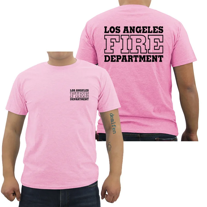 Los Angeles ugunsdzēsējus T Krekls Vīriešiem Meklēšanas Un Glābšanas San Andreas Filmas Gadījuma Kokvilnas T-krekls Vīriešu Cool t-veida Topi