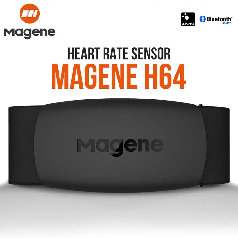 Magene Mover H64 Sirds Ritma Monitors Bluetooth4.0 ANT + magene Sensors Ar Krūšu Siksnu Dators, Velosipēds Wahoo Garmin BT Sporta Grupa