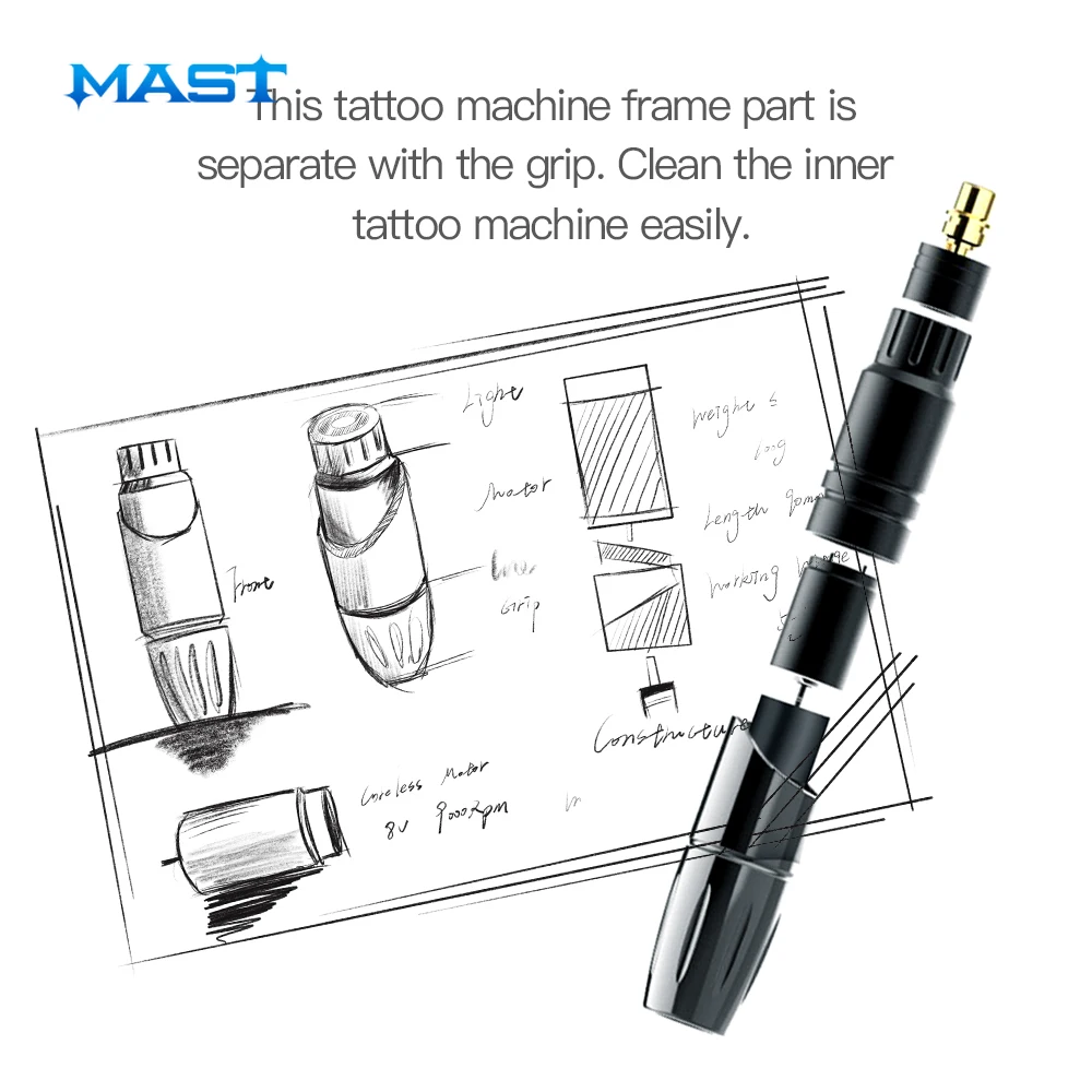 Masta tetovējums rotācijas mašīna pildspalvu uzacu tetovēšanas rīki Dragonhawk Masta pastāvīgu aplauzums mašīna tetovējums