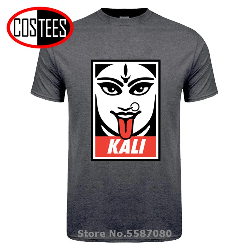 Midnite Zvaigžņu Indiešu Dievietes Kali T krekls Seksa Pin-Up, Plakāts, Hindu, Dievu, T-Krekli Pasaku Hipster Tees Indijas Dievs Hindusim Tshirt