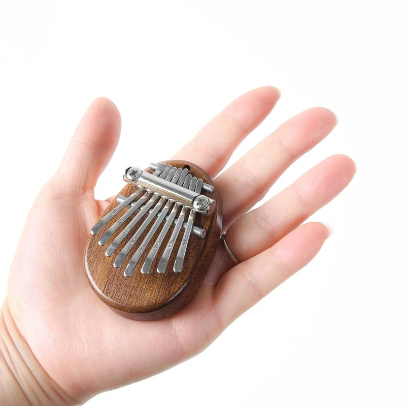 Mini Kalimba 8 Atslēgas Īkšķi Klavieres Lielisku Skaņu Pirkstu Tastatūras Mūzikas Instrumentu