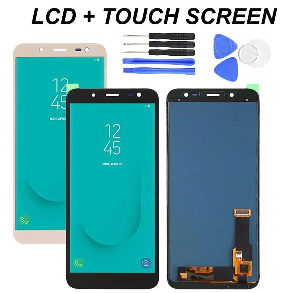Mobilo Telefonu Ekrānu Nomaiņa Led Displejs, Touch Screen Digitizer Labošanas Rīks Samsung Galaxy J6 2018 SM-J600DS J600FN J600G