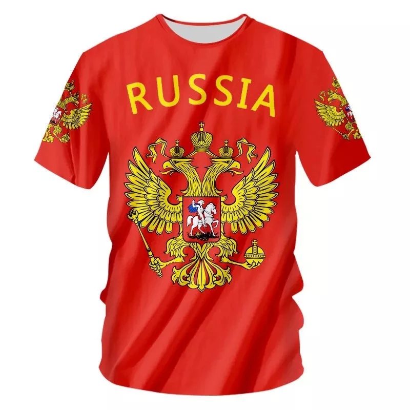 Modes krievu stilā 3D iespiesti O-veida kakla T-krekls vīriešu gadījuma pāris topi, ģimeni, vecāku un bērnu īsām piedurknēm t-krekls brīvs t-krekls