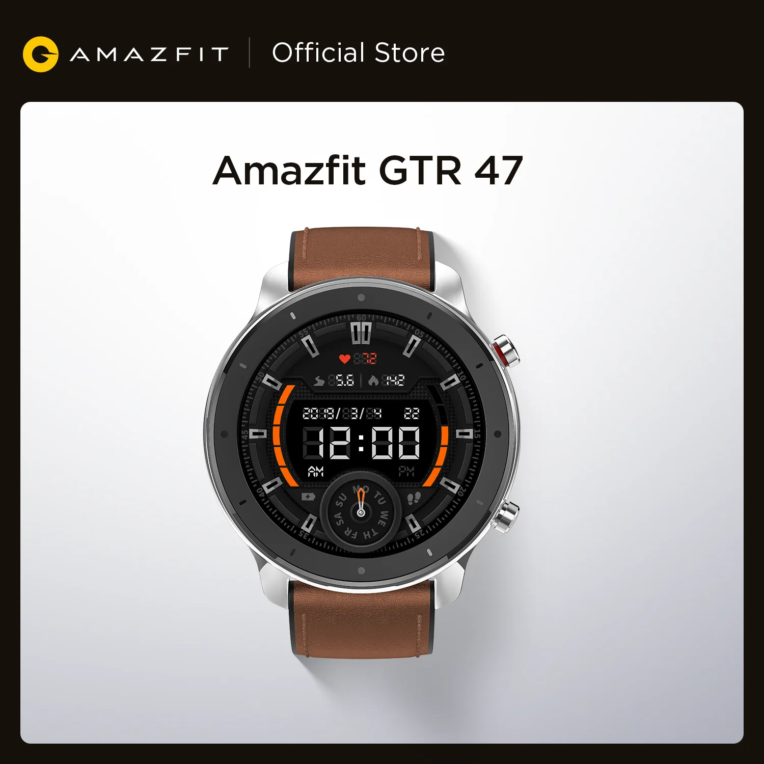 Noliktavā Jaunas 2019 Amazfit VTN 47mm Smart Skatīties 24Days Akumulatora 5ATM Ūdensizturīgs Smartwatch Mūzikas Vadības Globālo Versiju