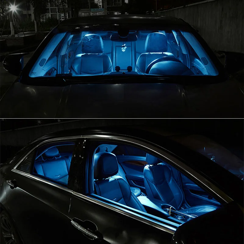 Par 1998-2020 Toyota Corolla Balta auto piederumi Canbus Bez Kļūdām, LED salona Apgaismojuma Lasīšanas Gaismas Komplektu, Kartes Dome Licence Lampas