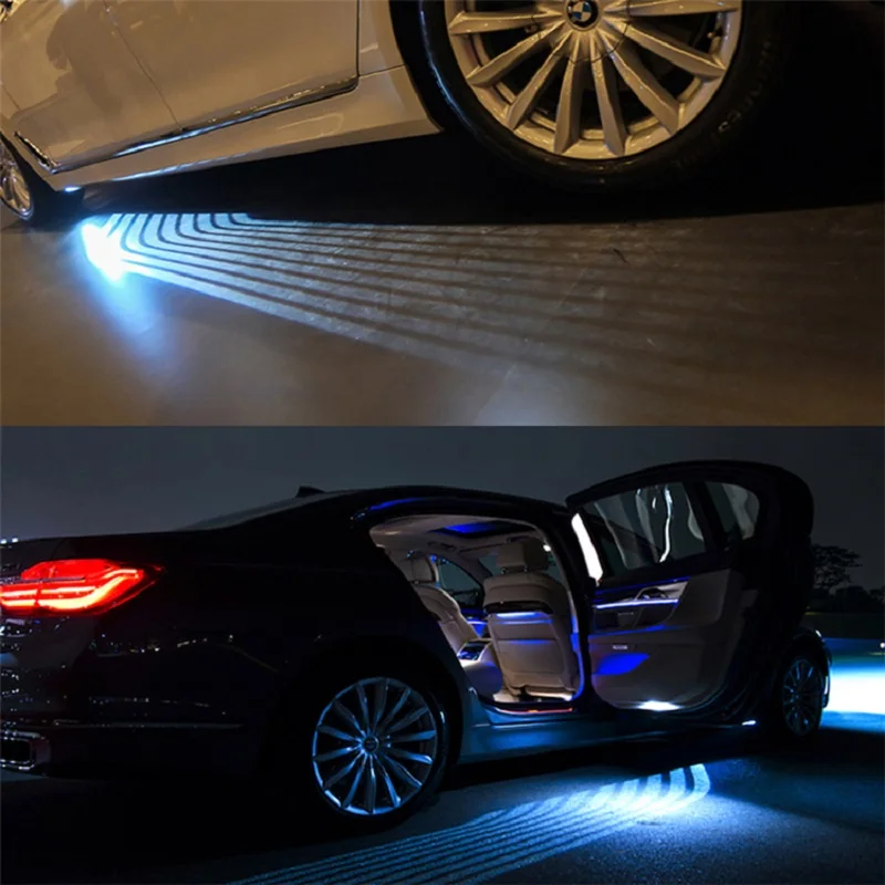 Partol 2gab Eņģeļa Spārnus Automašīnu Laipni Gaismu Ēnu Gaismas Projektors Auto LED Durvju Brīdinājuma Gaismas Lampa paklāju Peļķe gaismas der visiem auto