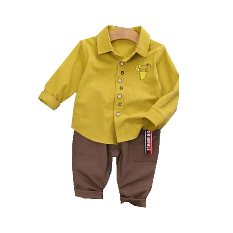 Pavasara Rudens Bērnu Ikdienas Apģērbs Mazulim Zēni Meitenes Karikatūra Krekls, Bikses 2gab/komplekti Bērniem Zīdaiņu Modes Apģērbs Toddler Tracksuit