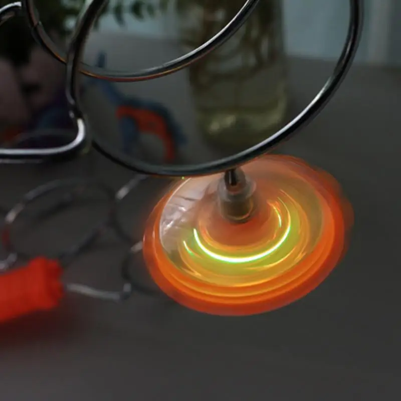Piedzīvojumu Puzzle Žiroskops Magnētisko Rotācijas Izlases Krāsas Mirgo Krāsainas LED Gaismas Viegli Izmantot Drošu Bērnu Dzimšanas dienas Dāvana